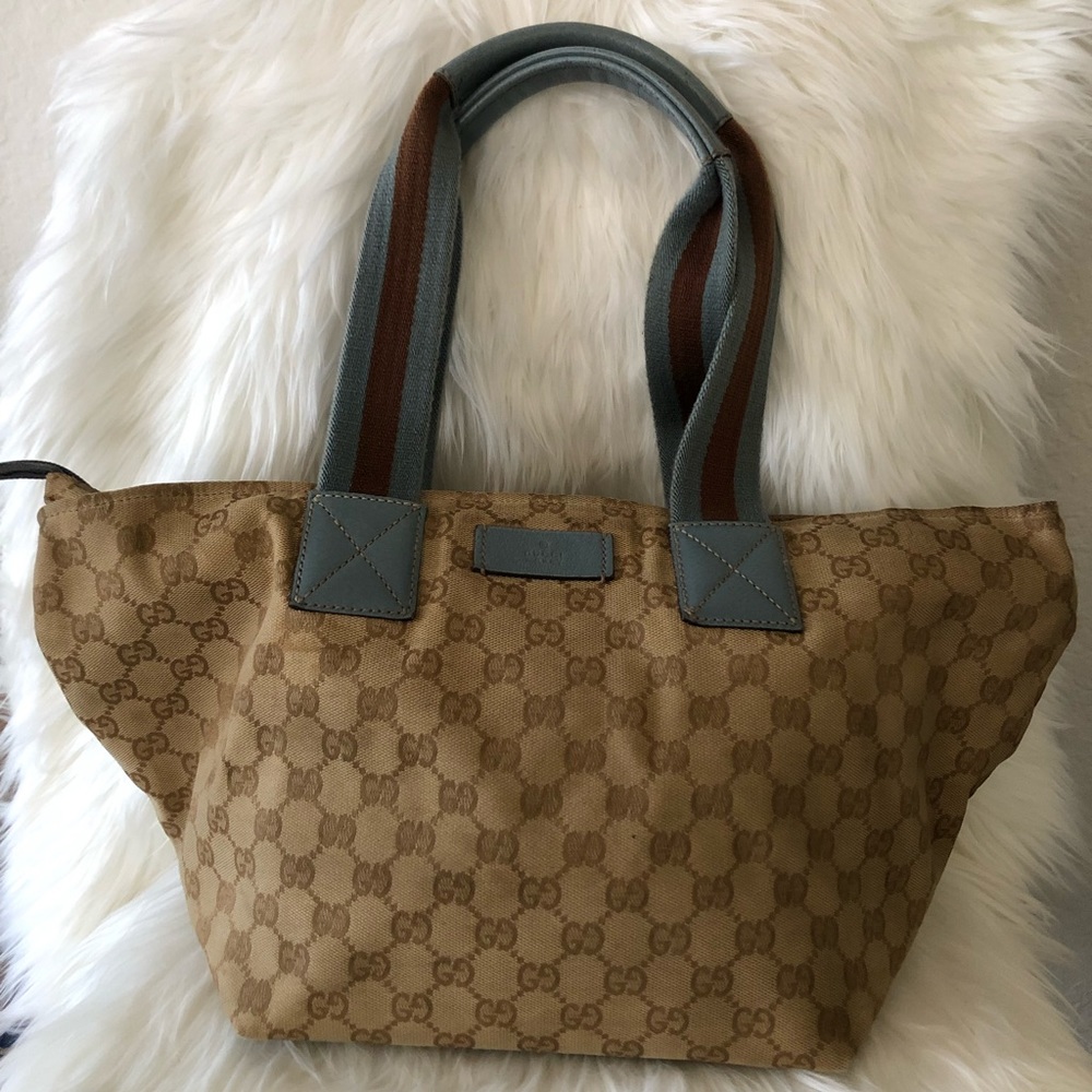 Authentic Gucci Canvas Tote